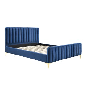 Solid slat bed