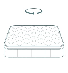 Single sided mattress