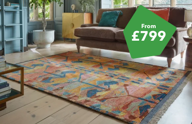 Super-soft ribbed Kilim design