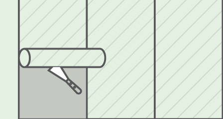 1. Remove all existing paper from the wall with stripping solution or a wallpaper steamer and a stripping knife. Follow our helpful guide (link) for more info.