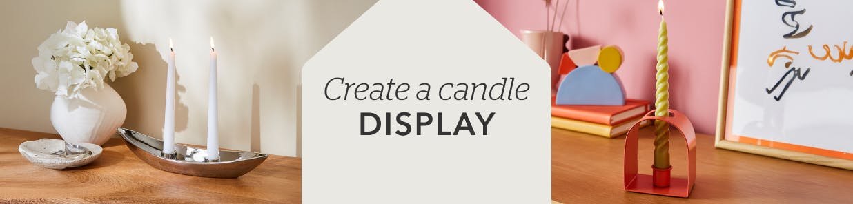 These bright new holders make sure your candles look just as good during daylight hours
