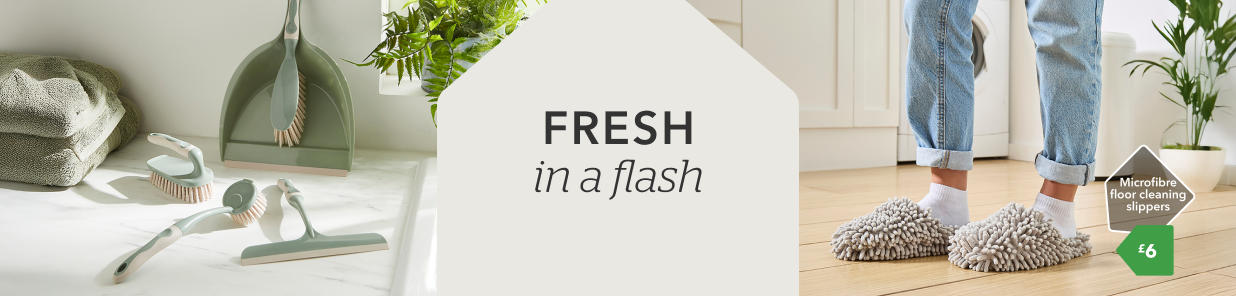 Clear the decks and get them sparkling too, with pocket-friendly finds that keep your space clean and tidy