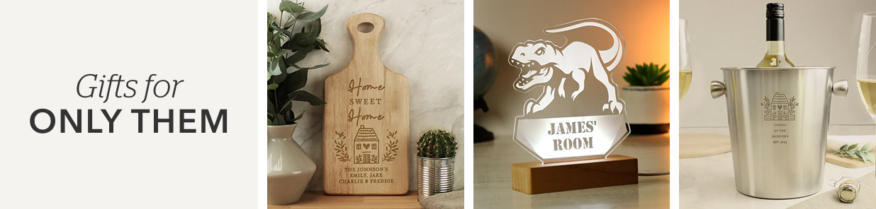 Treat them to something truly unique with our personalised gifts