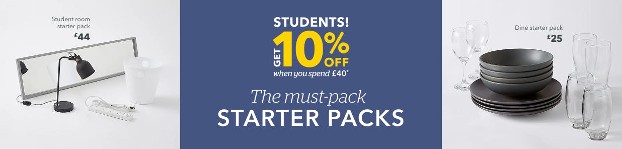 Get everything sorted in one go with our handy sets and starter packs