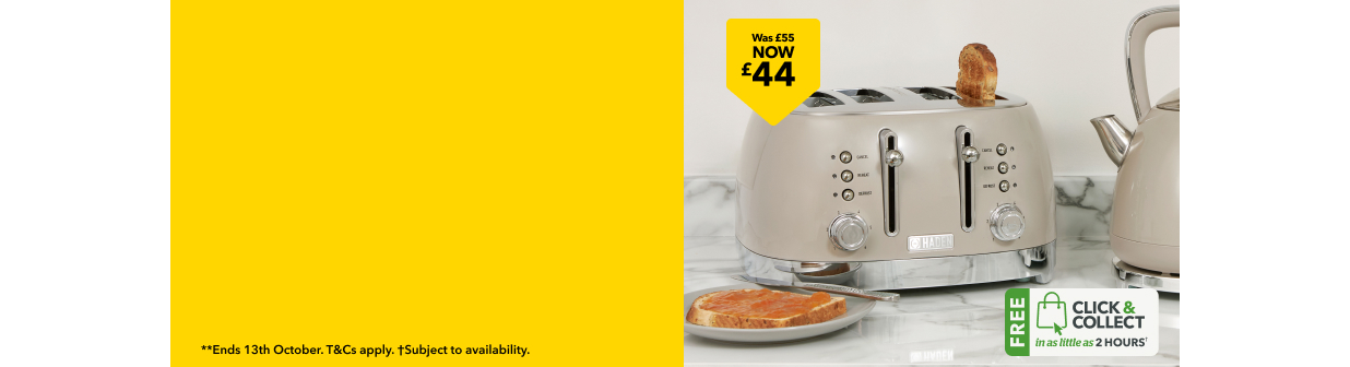 Savings on selected electricals**