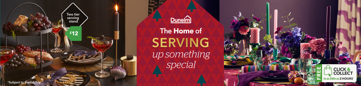 Transform your dining table for a festive feast