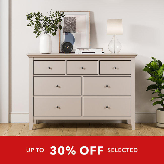Up to 30% off selected