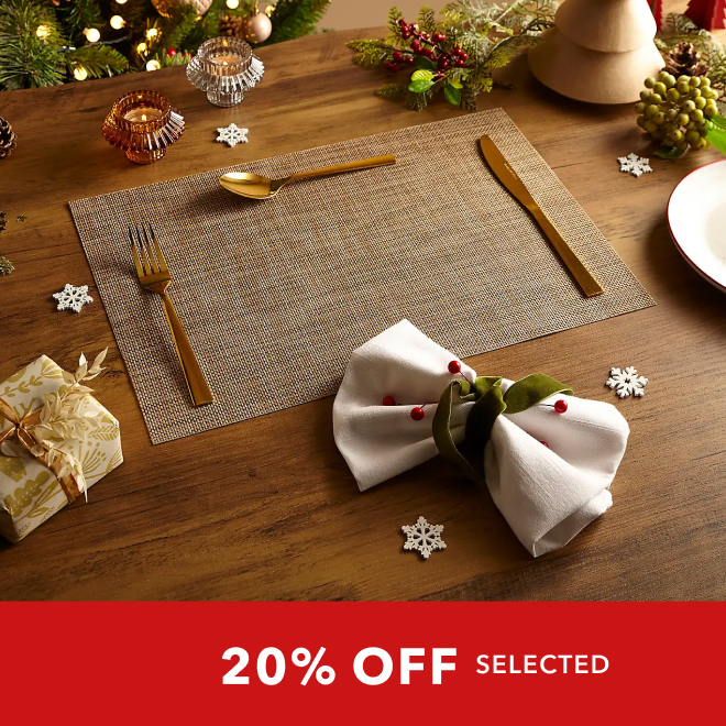 20% off selected