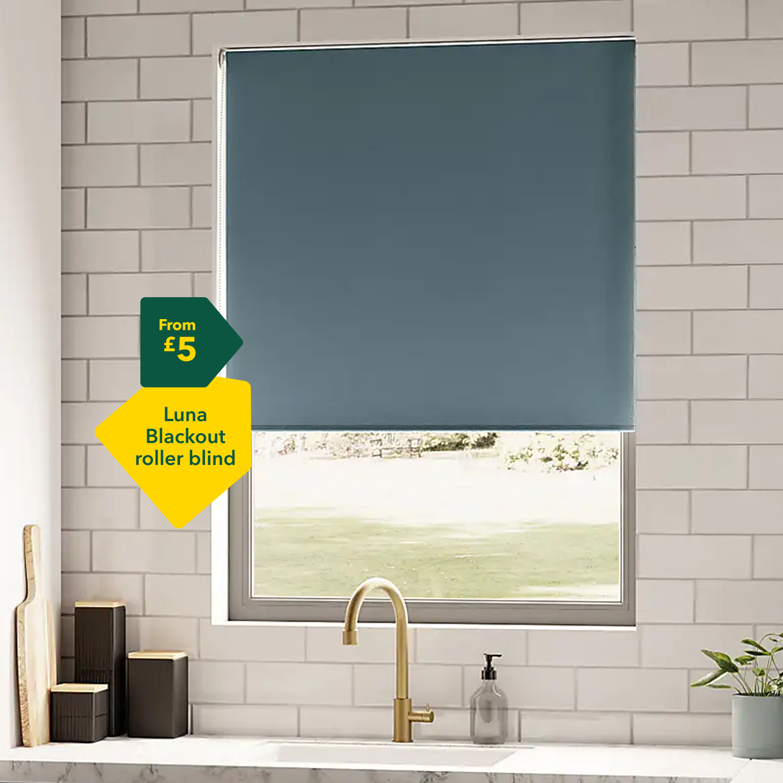 Luna Blackout Roller Blind From £5
