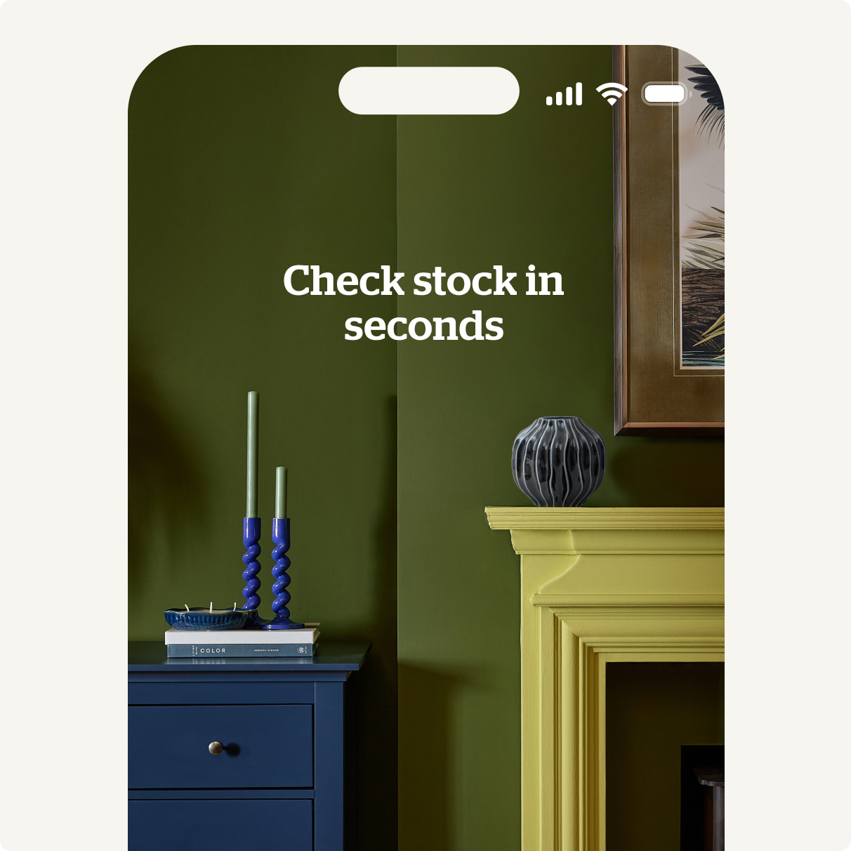 Check stock in seconds