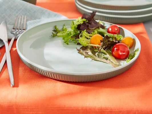 The Holly and the Ivy Set of 6 Dinner Plates | Dunelm