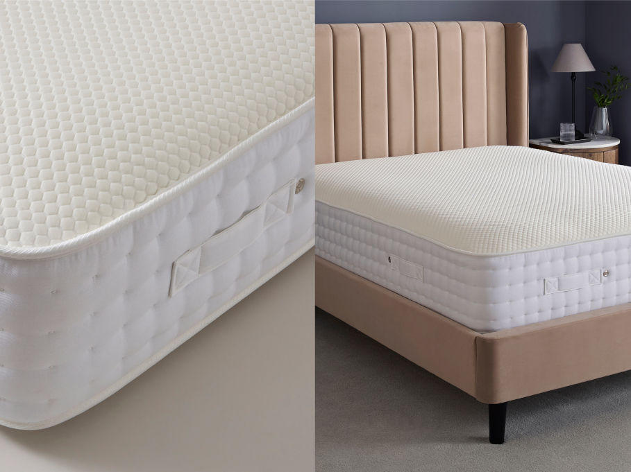 bedroom image showing a bedframe and mattress