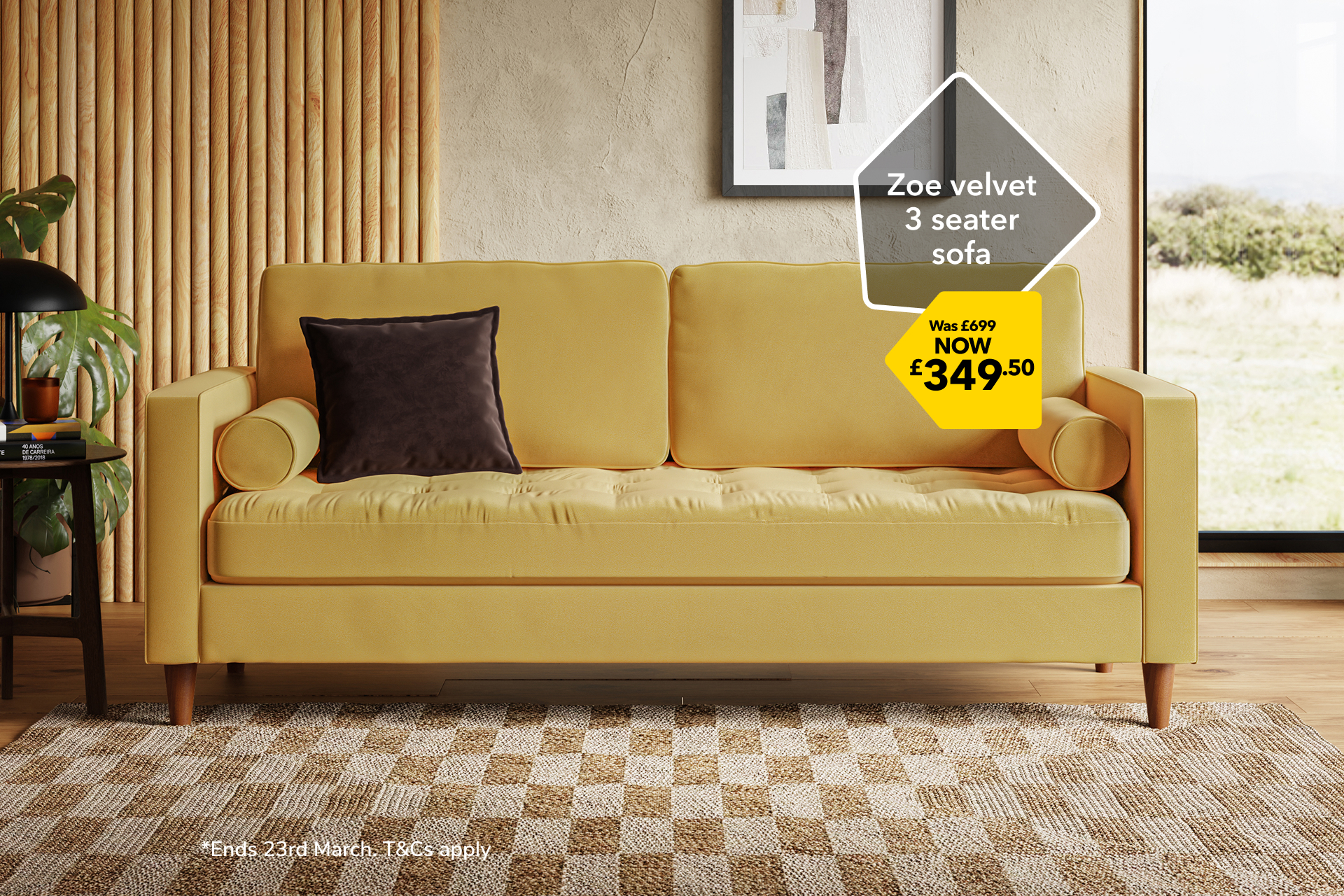 Savings on selected sofas & chairs