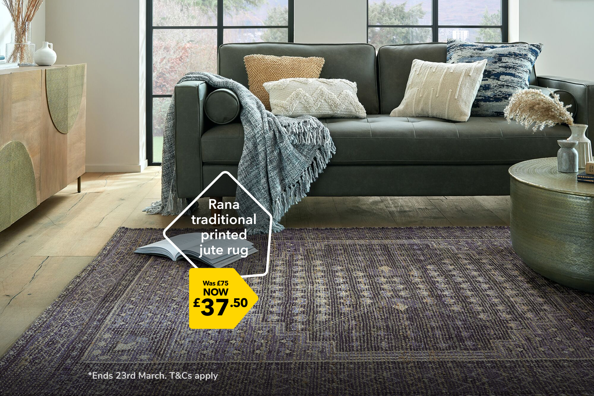 Savings on selected rugs