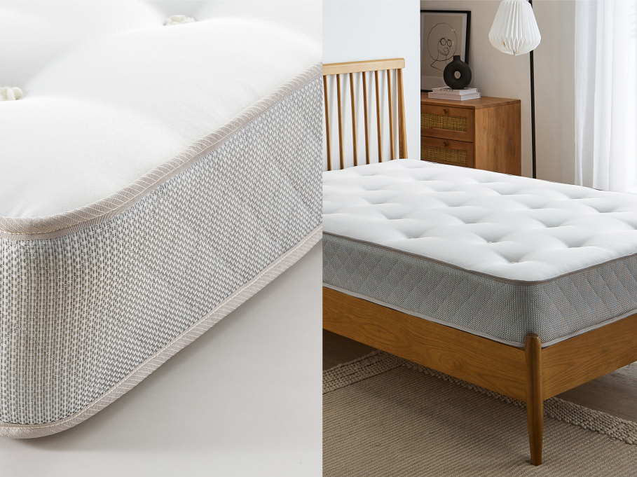 bedroom image showing a bedframe and mattress