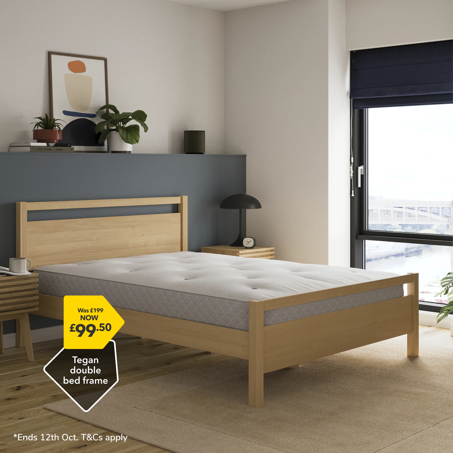 Tegan double bed frame