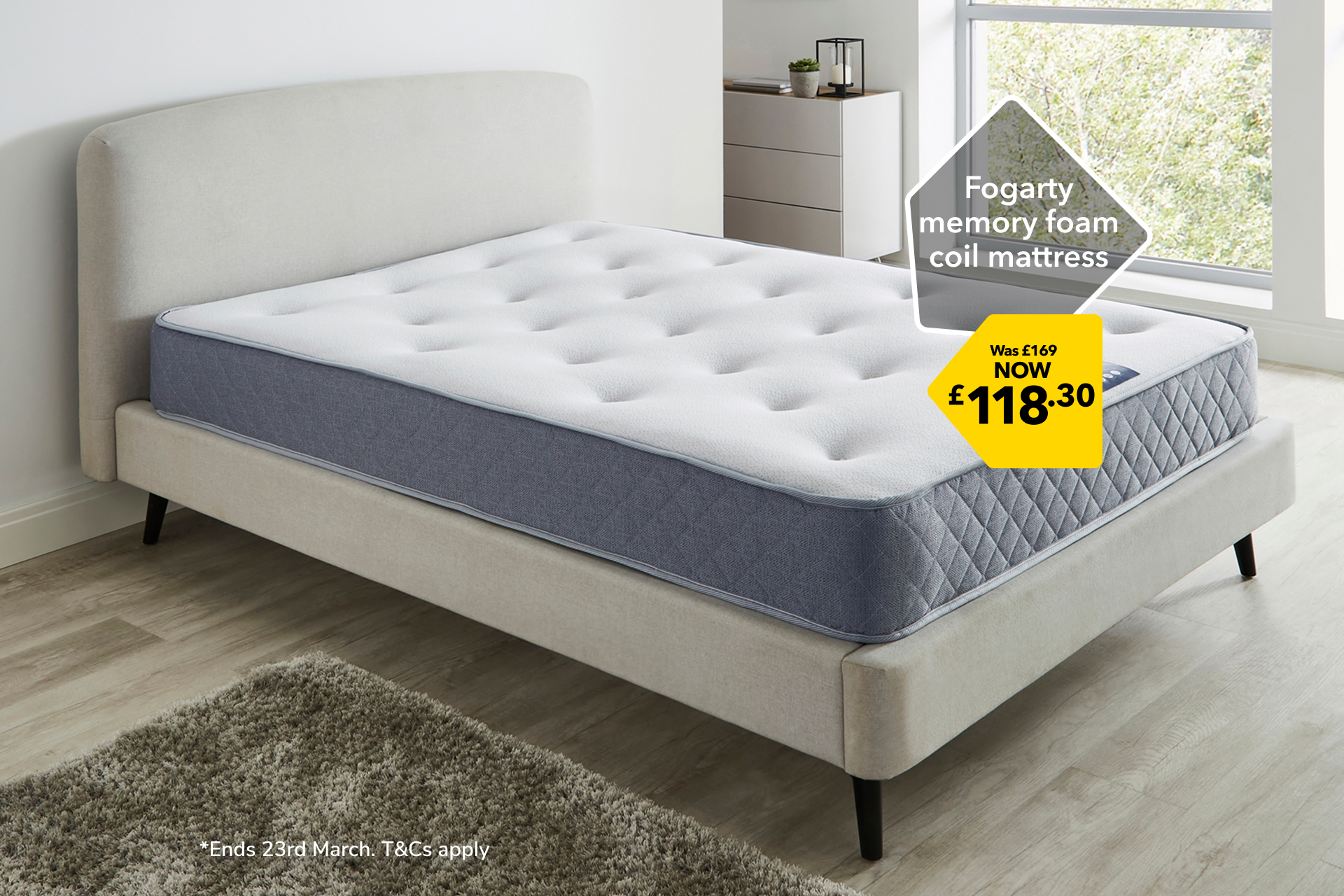 Savings on selected beds & mattresses