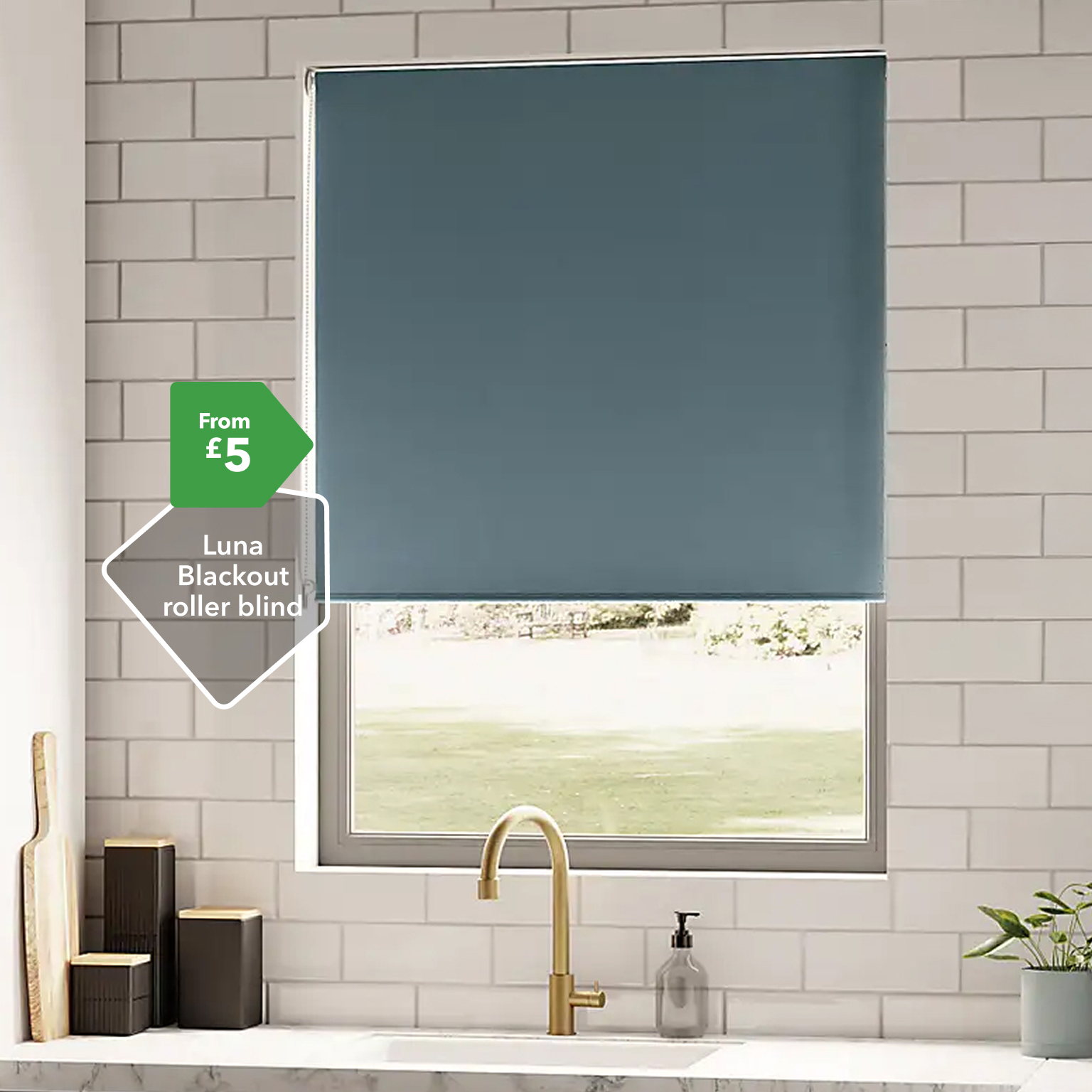 Luna Blackout Roller Blind From £5