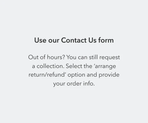 Use our Contact Us form