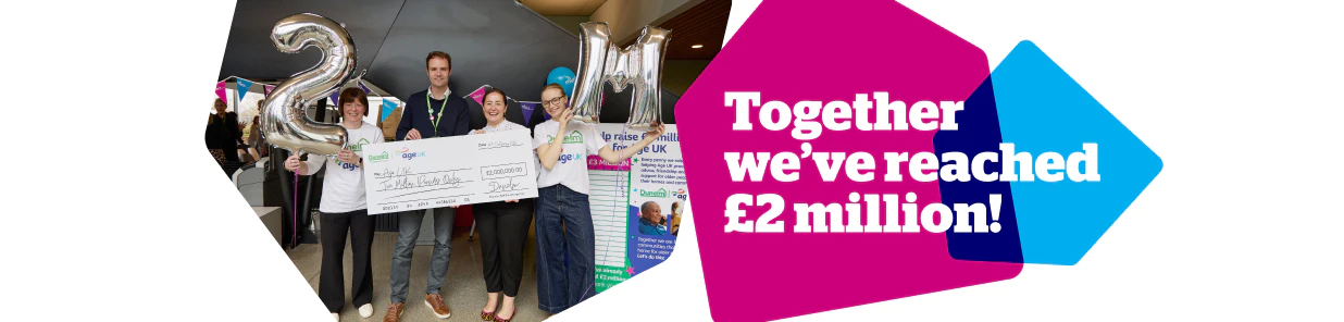 Together we've reached £2 million!