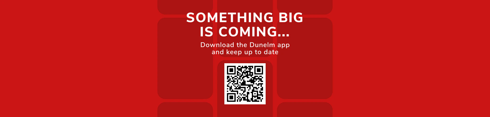 Something big is coming...