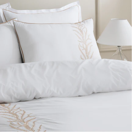Embroidered bedding