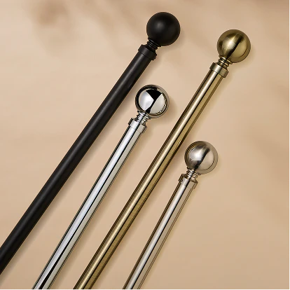 Curtain poles