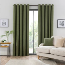 Green curtains