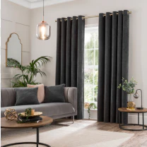 Grey curtains