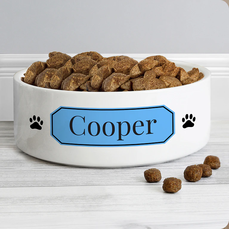 Pesonalised dog bowl