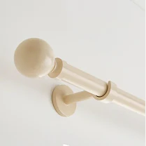Natural curtain pole