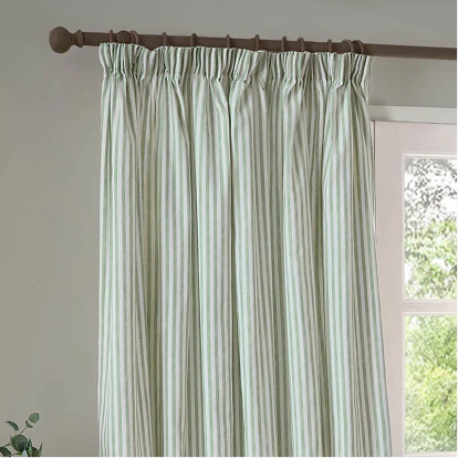 Pencil pleat curtains
