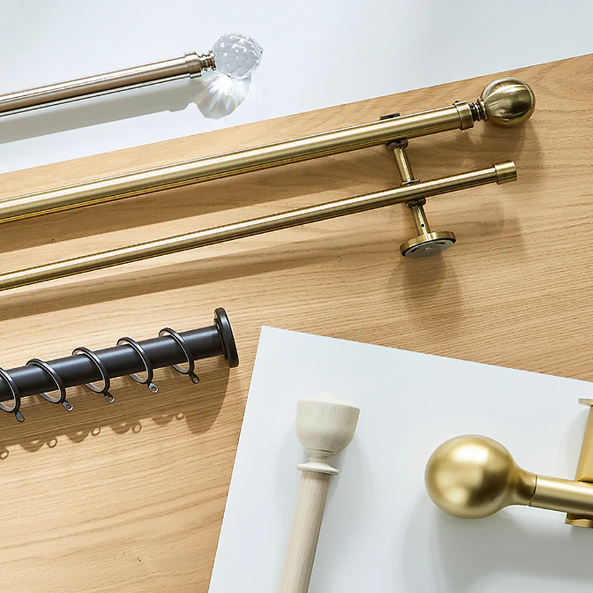 Curtain poles & rings