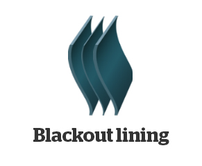 Blackout lining is becoming increasingly popular, especially in bedrooms, as it fully blocks out light and reduces outside noise. This lining also has the added benefit of being thermal through keeping rooms cool in summer and warm in winter and is especially effective at preventing fabric fading.  