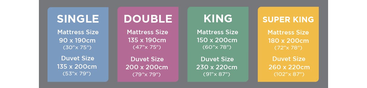 Your Duvet Tog Duvet Size Buying Guide