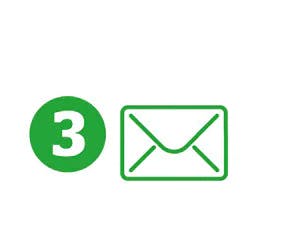 Wait to receive your ‘ready to collect’ email