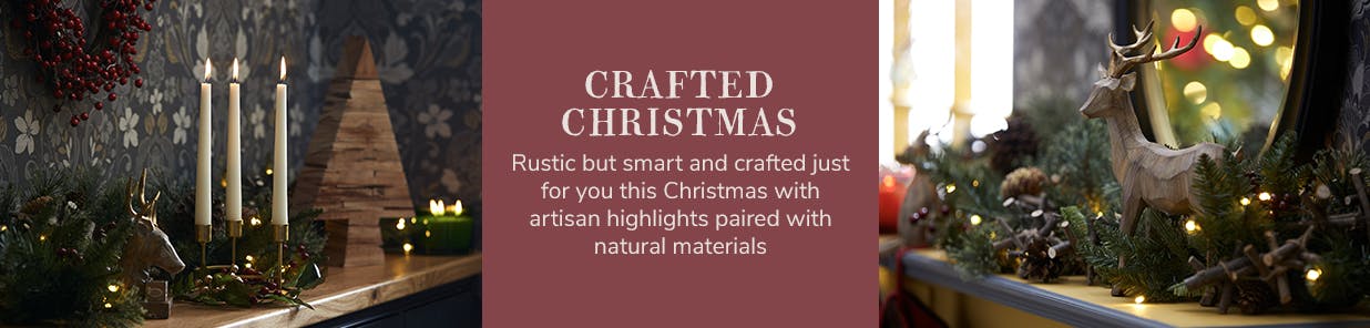 Keep those traditions going in familiar shades, a natural influence and handmade feel