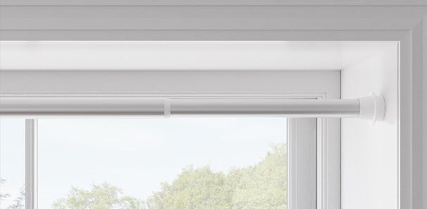 Curtain Poles Tracks Fixtures Dunelm - How To Fit Dunelm Bay Window Curtain Pole