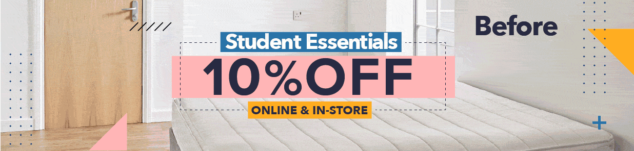 *Only available with a valid student email address, student ID or university acceptance letter