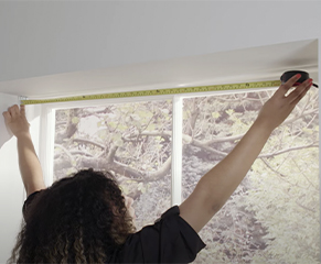 2. Once your brackets are in place, measure the distance between them.