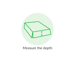 Measure from the bottom to the top of the mattress including your mattress topper.