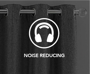 The thick, insulating linings reduced noise for a more peaceful space