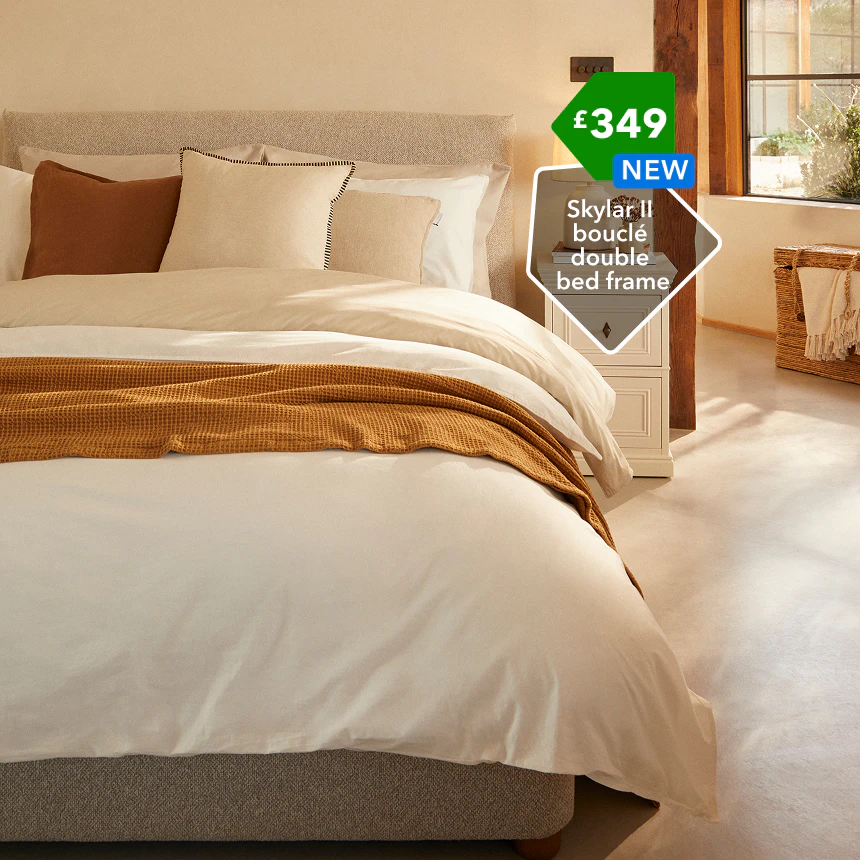 Skylar II
bouclé
double
bed frame £349