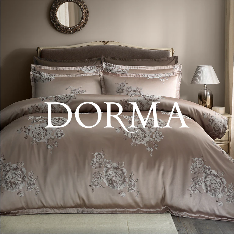 Dorma rosa jacquard duvet cover & pillowcase set