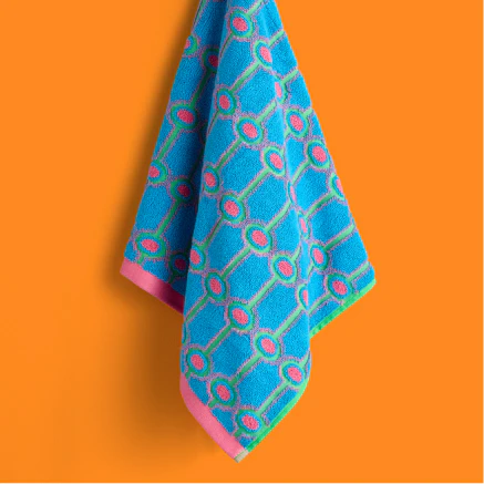 Symmetrical Stems hand towel £10