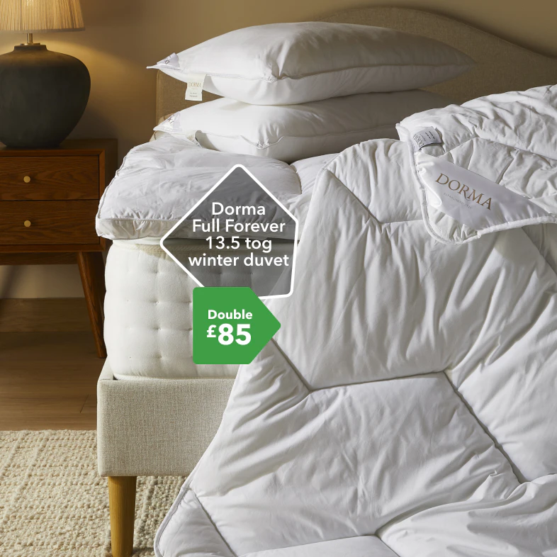 Dorma Full Forever 13.5 tog winter duvet Double £85
