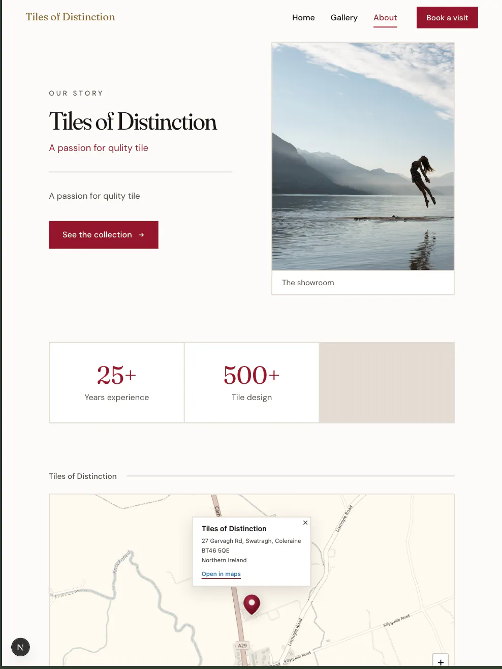 Tiles of Distinction tablet