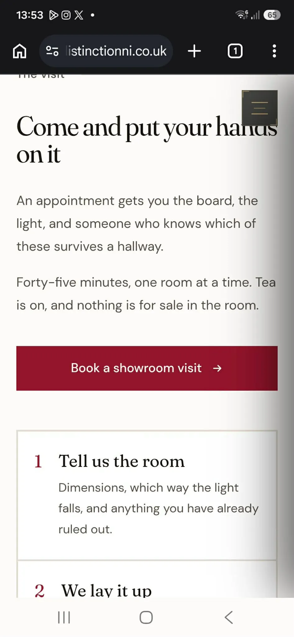Tiles of Distinction mobile