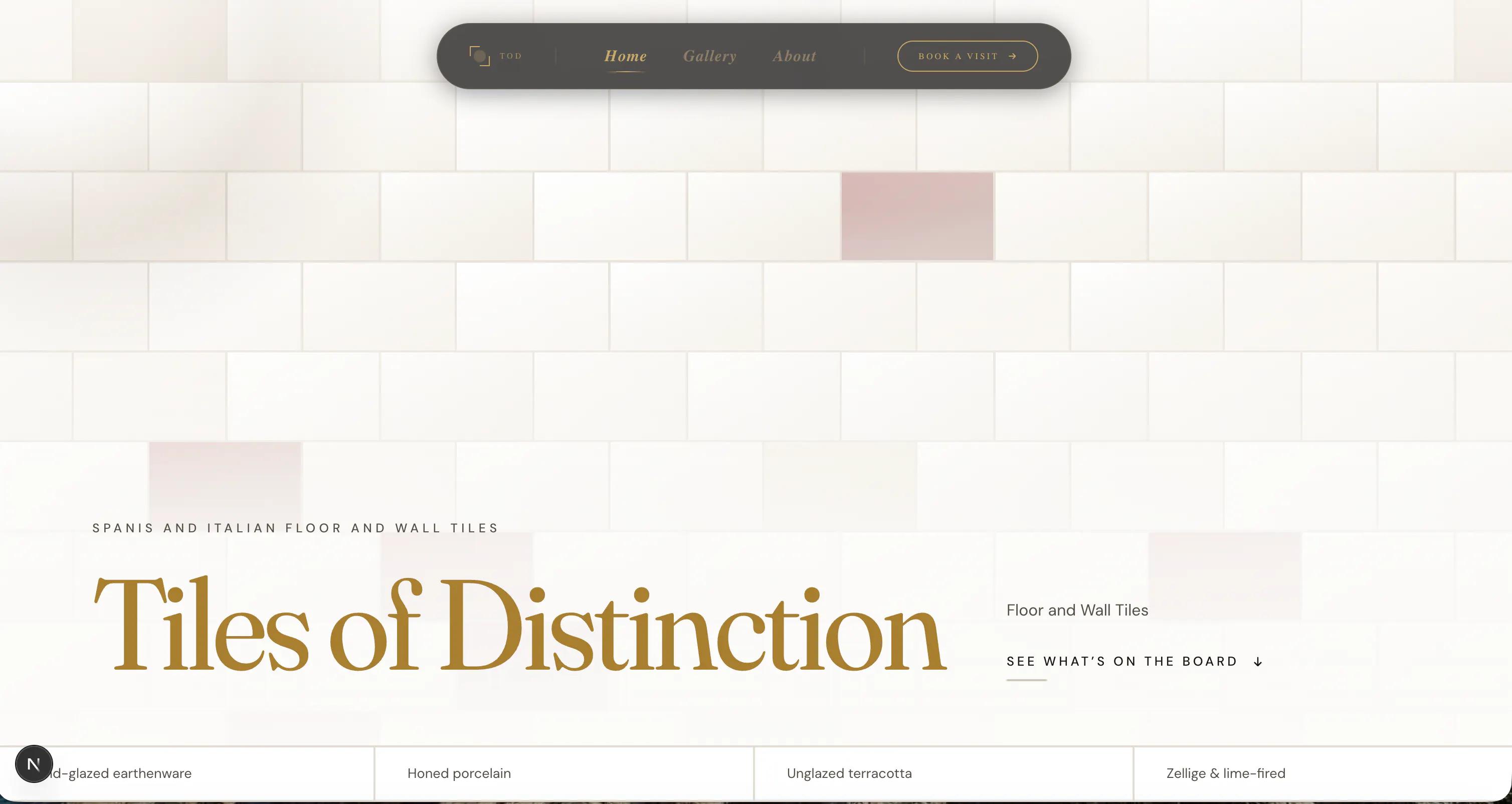 Tiles of Distinction desktop