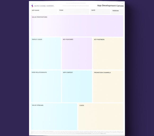 App development canvas